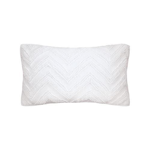 Elisabeth York Candlewick Dove King Sham In White