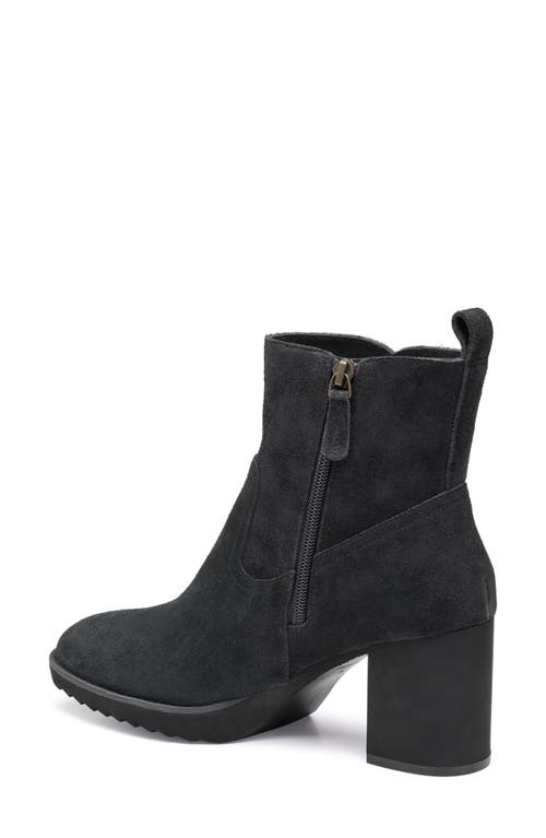 Johnston & Murphy Izzie Waterproof Platform Bootie In Black