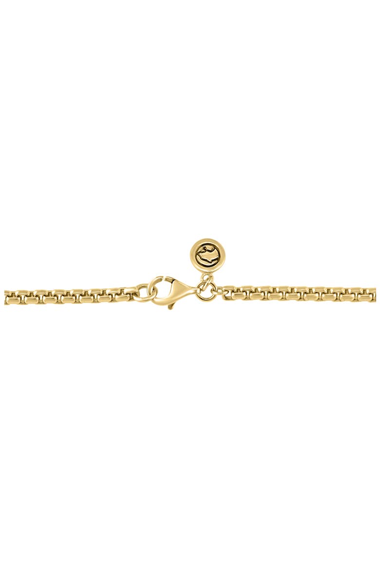 14K Gold Plated Sterling Silver Zircon Nugget Pendant Necklace, Alternate, color, GOLD