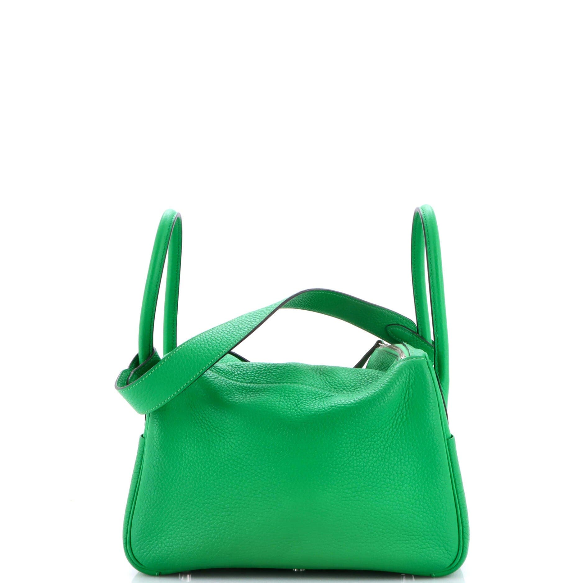 Pre-Owned Hermes Lindy Bag Clemence 26, Alternate, color, Green