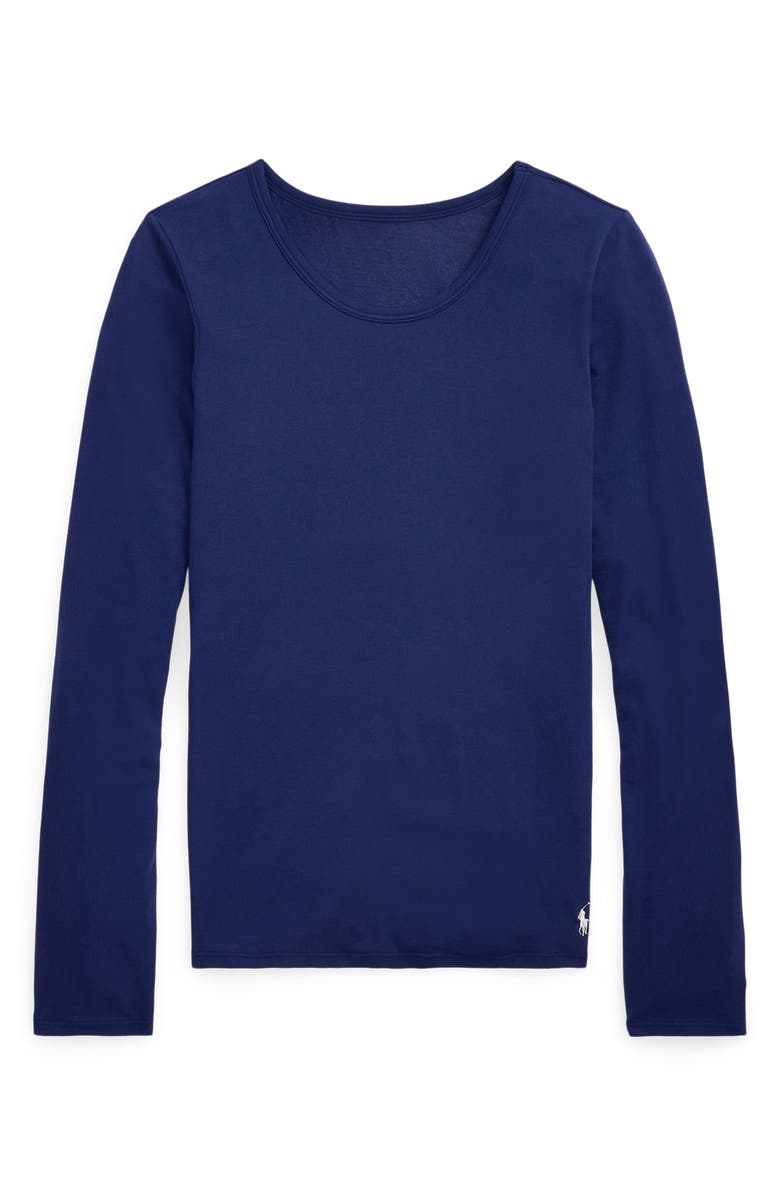 Polo Ralph Lauren Baselayer Stretch Cotton T-Shirt, Alternate, color, Navy