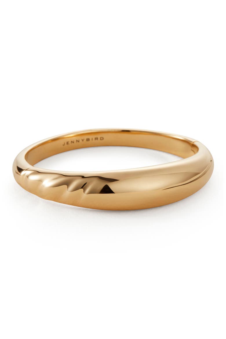 Nelle Bangle Bracelet, Alternate, color, HIGH POLISH GOLD