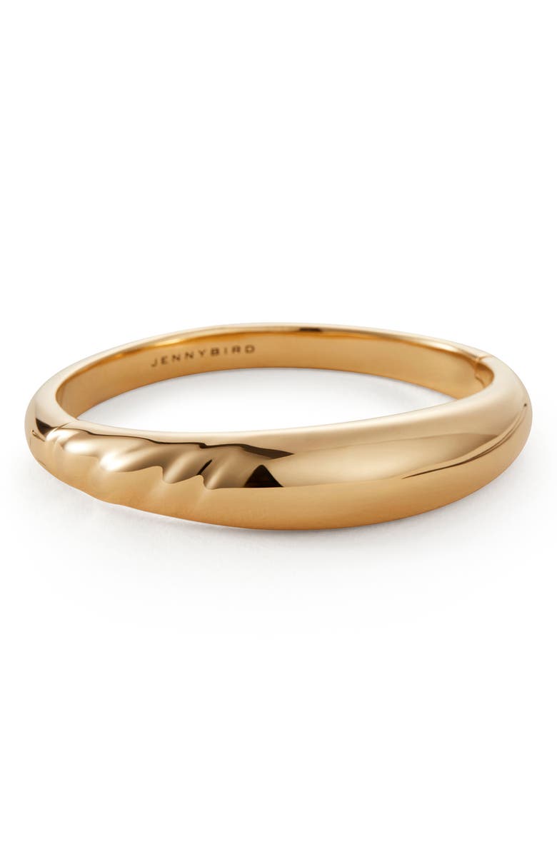 JENNY BIRD Nelle Bangle Bracelet, Alternate, color, High Polish Gold