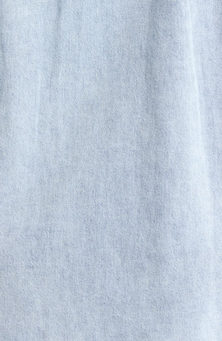 Marine Layer Jane Relaxed Cotton 
Linen Denim Button-Up Shirt, Alternate, color, Medium Wash