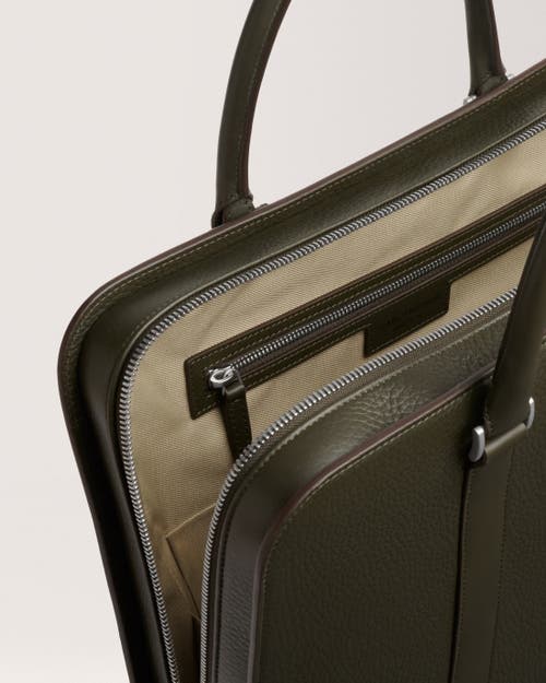Carl Friedrik Palissy Briefcase In Dark Olive