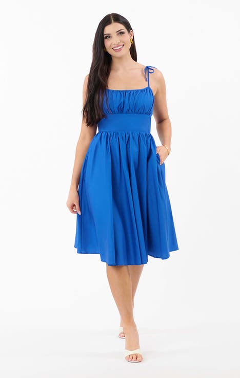 1950s Cotton Swing Dress