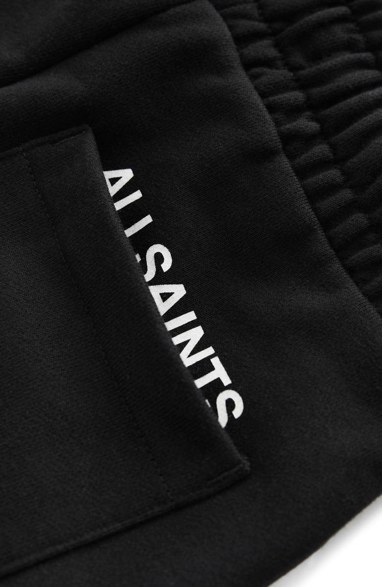smALLSAINTS by ALLSAINTS Kids' Underground Logo Graphic Sweat Shorts, Alternate, color, Black