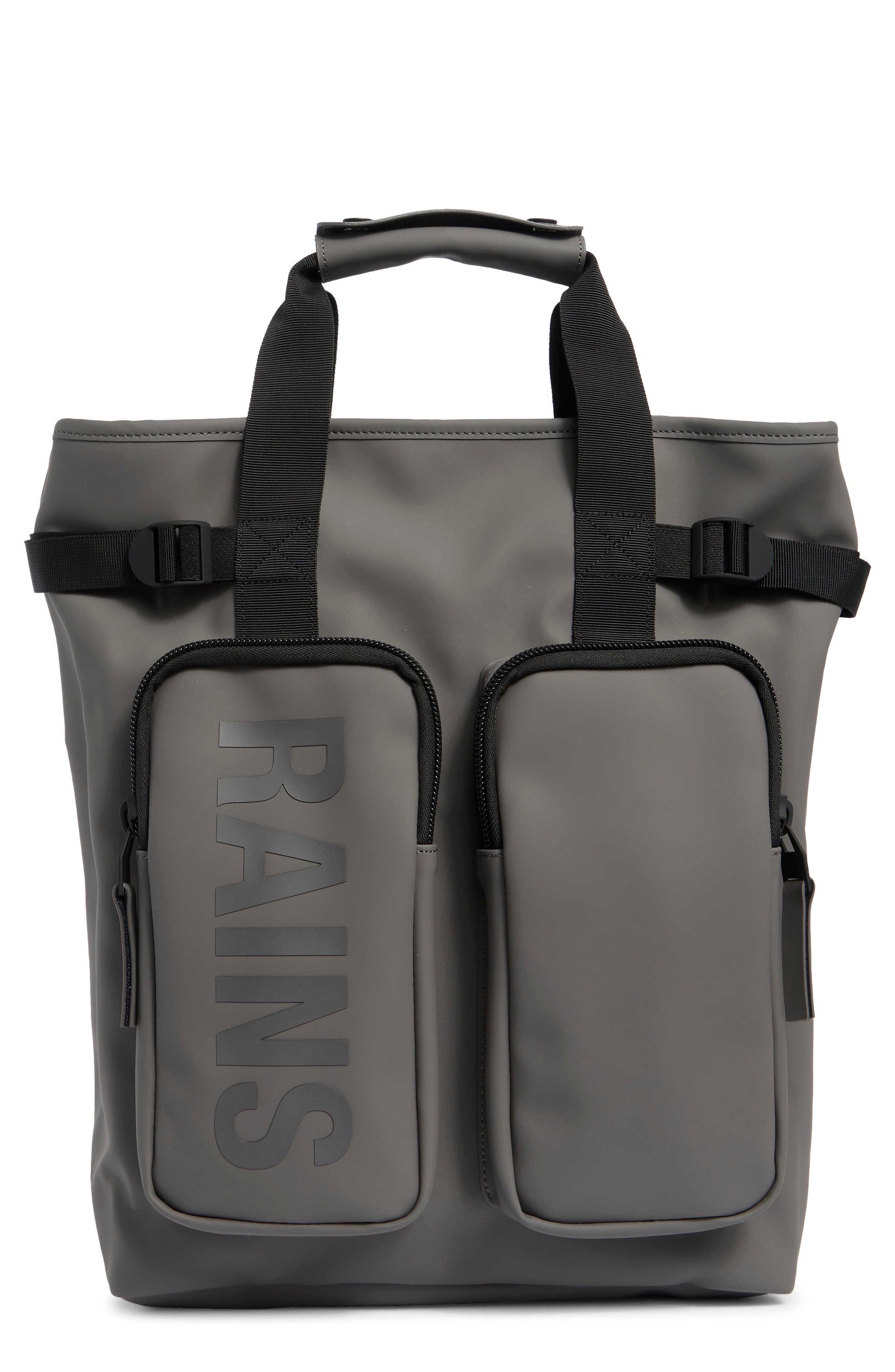 Rains Texel Waterproof Tote Backpack