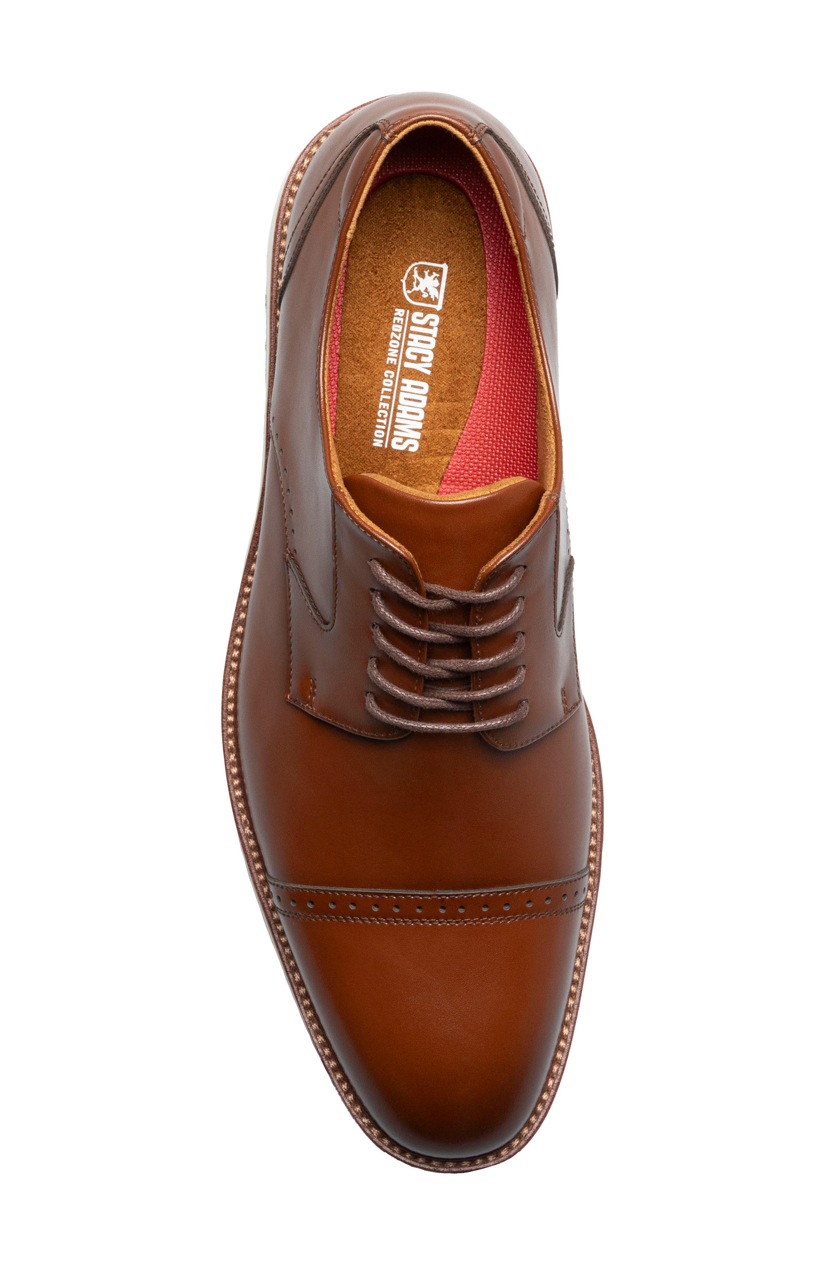 Vogel Cap Toe Derby, Alternate, color, COGNAC