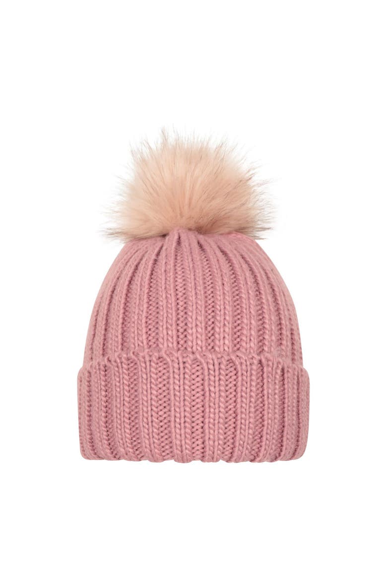 Geneva Borg Lined Beanie, Main, color, Pale Pink