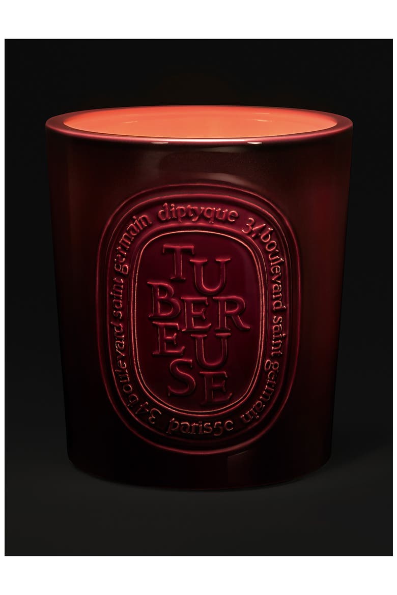 Tubéreuse (Tuberose) Very Large Scented Candle, Alternate, color, RED VESSEL