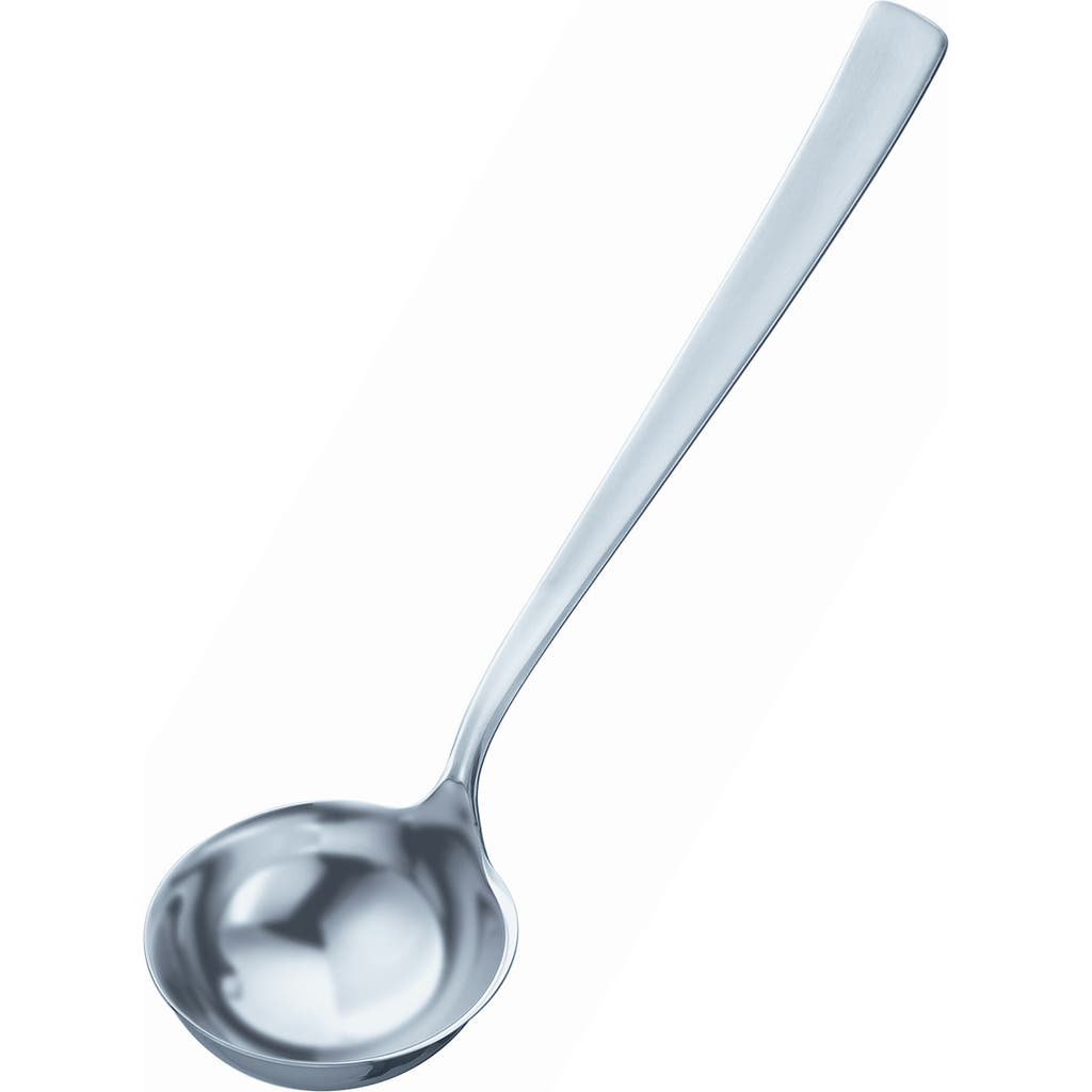 Rosle Stainless Steel Soup Ladle With Flat Handle, 2.7-ounce In Silver