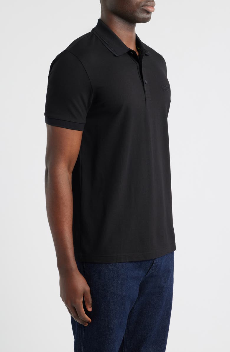 BOSS Paddy Pro Performance Polo, Alternate, color, Charcoal