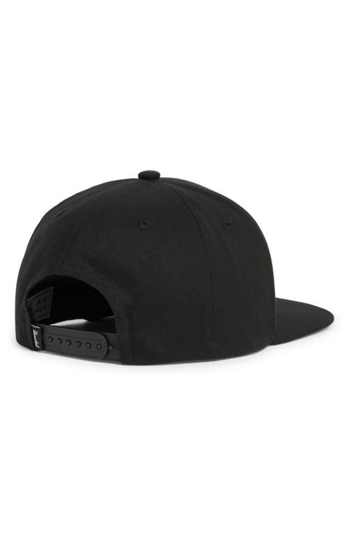 Herschel Supply Co . Whaler Cotton Twill Baseball Cap In Black
