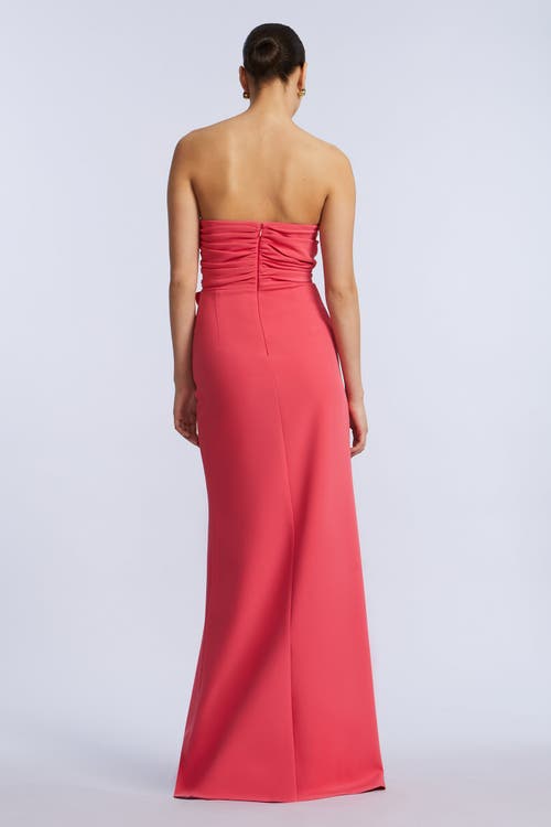 Bcbg Flower Detail Gown In Pink