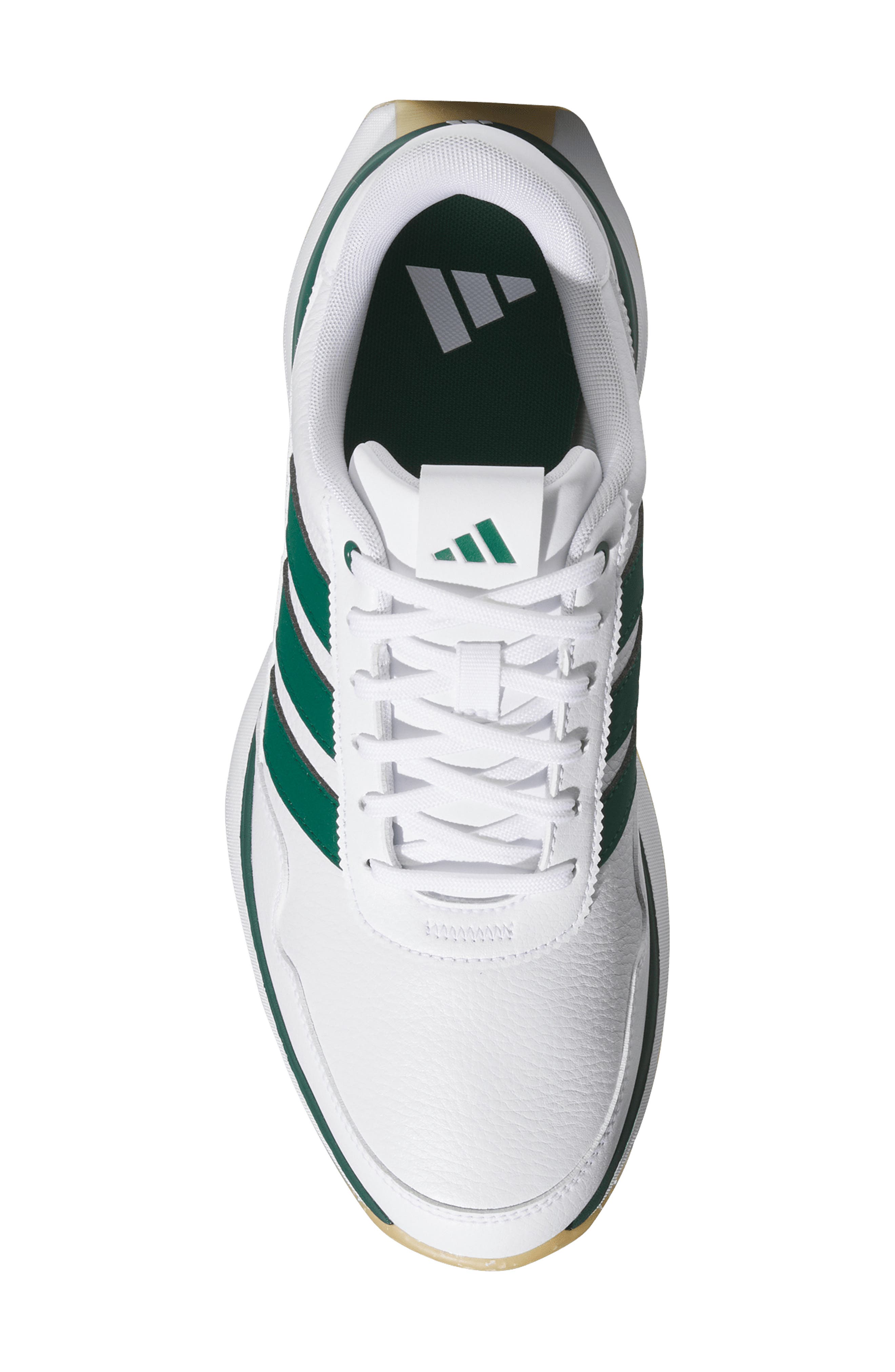 adidas S2G 26 Waterproof Spikeless Golf Shoe, Alternate, color, White/ Green/ Gum