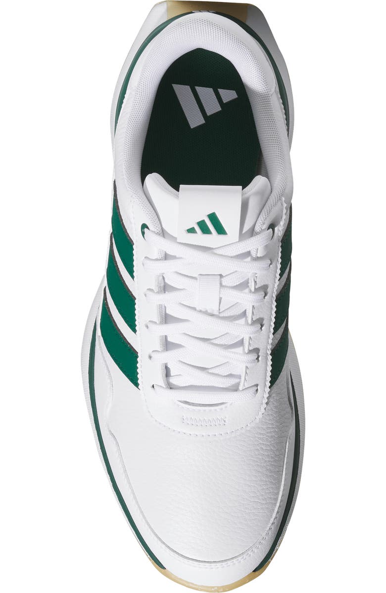 adidas S2G 26 Waterproof Spikeless Golf Shoe, Alternate, color, White/ Green/ Gum