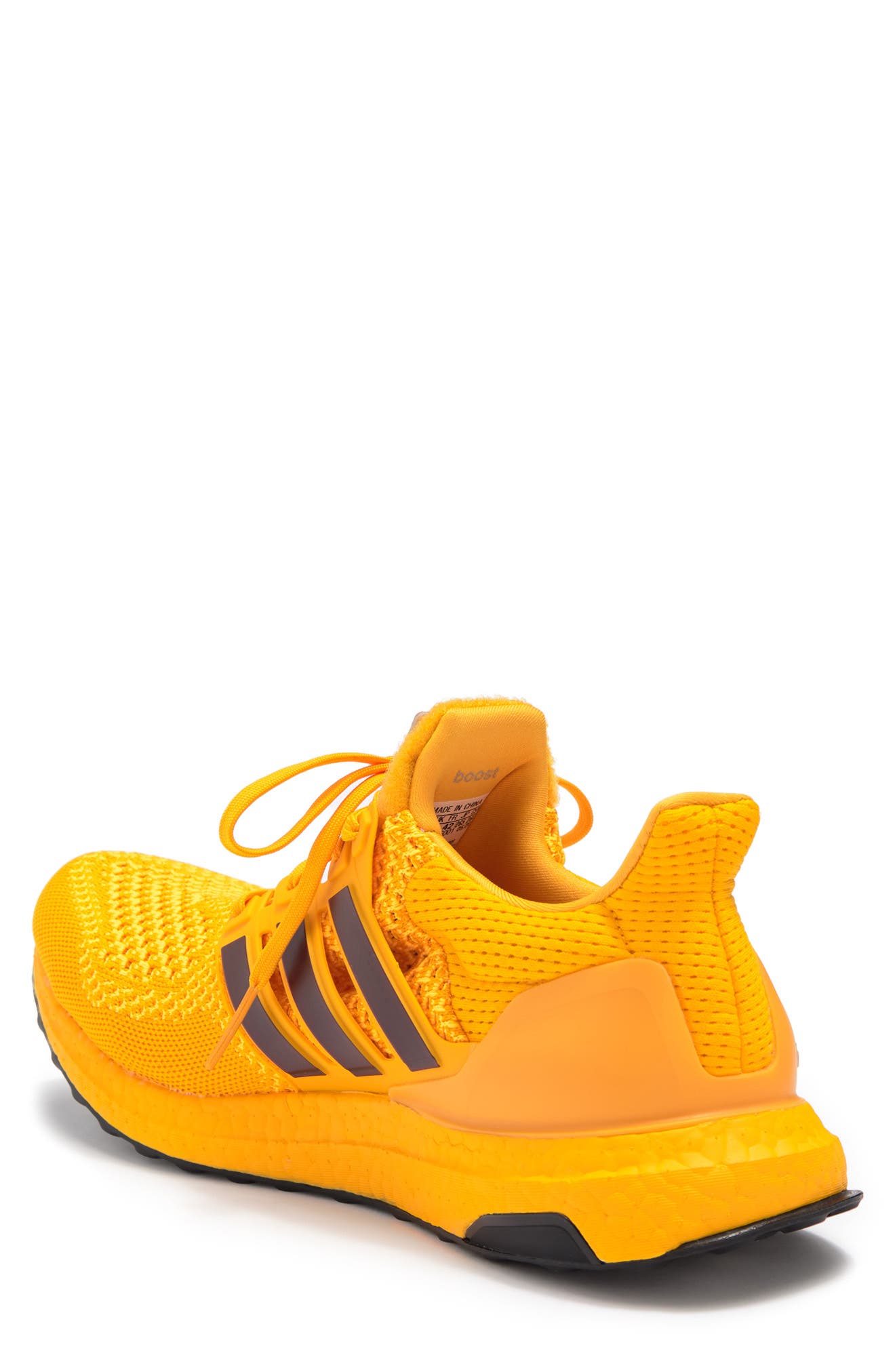 Ultraboost 3-Stripe Sneaker, Alternate, color, TEAM COLLEG GOLD/ TEAM MAROON