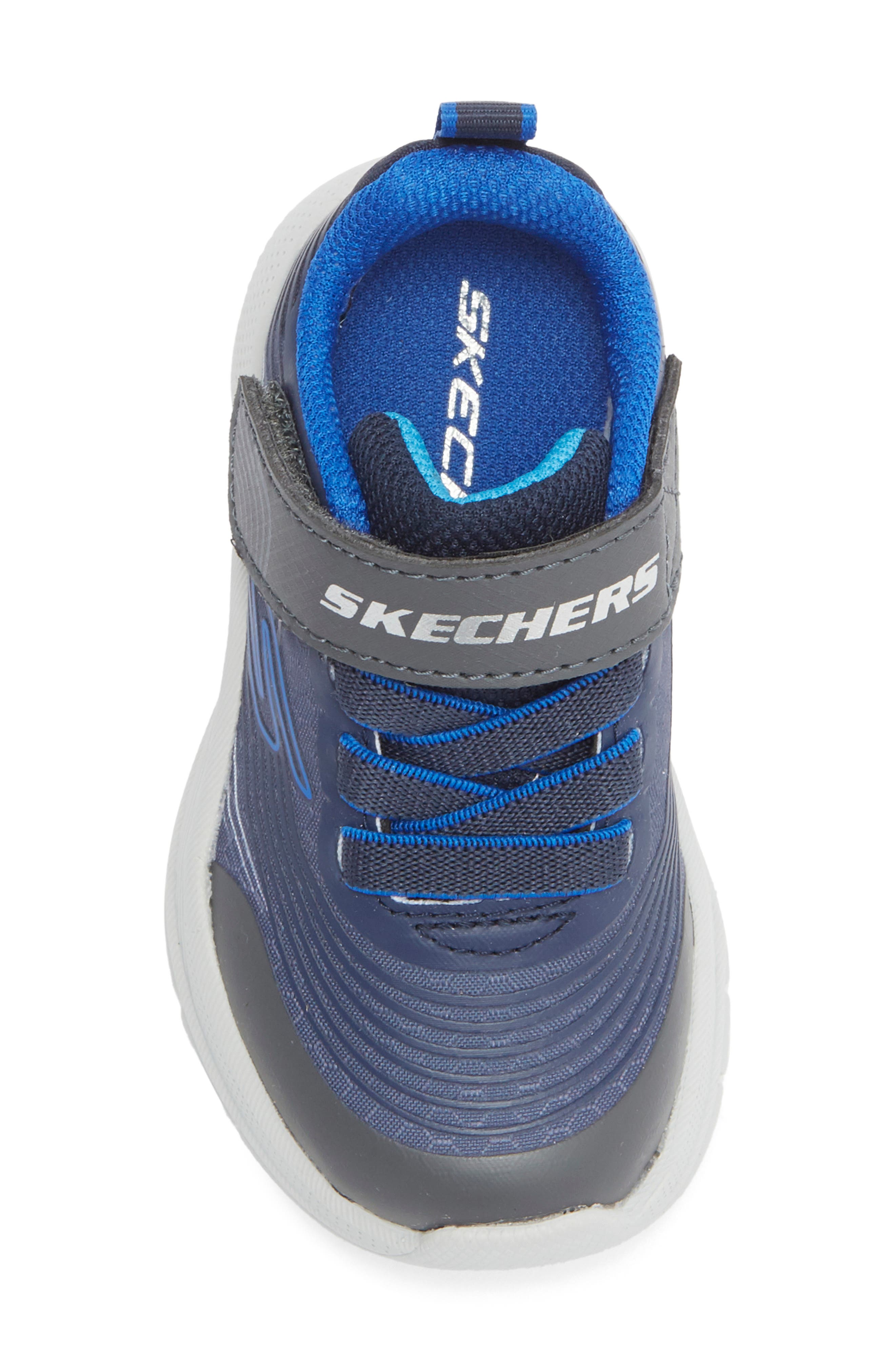 SKECHERS Kids' Microspec Advance Sneaker, Alternate, color, Navy Blue