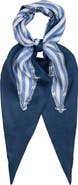 Lauren Ralph Lauren Small Nautical Silk Diamond Scarf