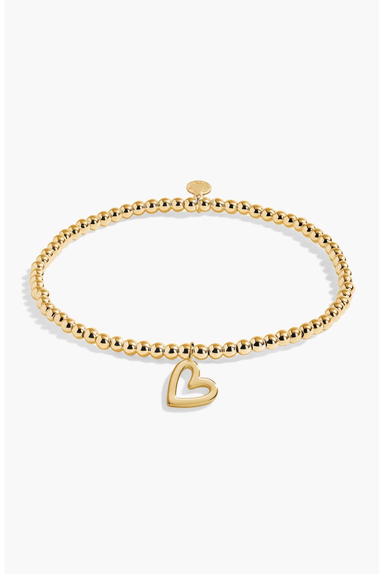 Christmas Gift Box 'Happy Holidays' Bracelet in Gold-Tone Plating, Alternate, color, Metallic Gold