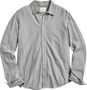 Billy Reid Yellowhammer Cotton & Linen Knit Button-Up Shirt