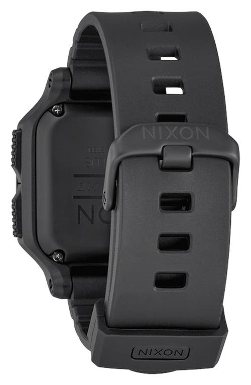 Nixon Regulus Mk-1 Digital Rubber Strap Watch, 44.5mm In All Black