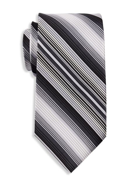 Big & Tall Futuristic Striped Tie