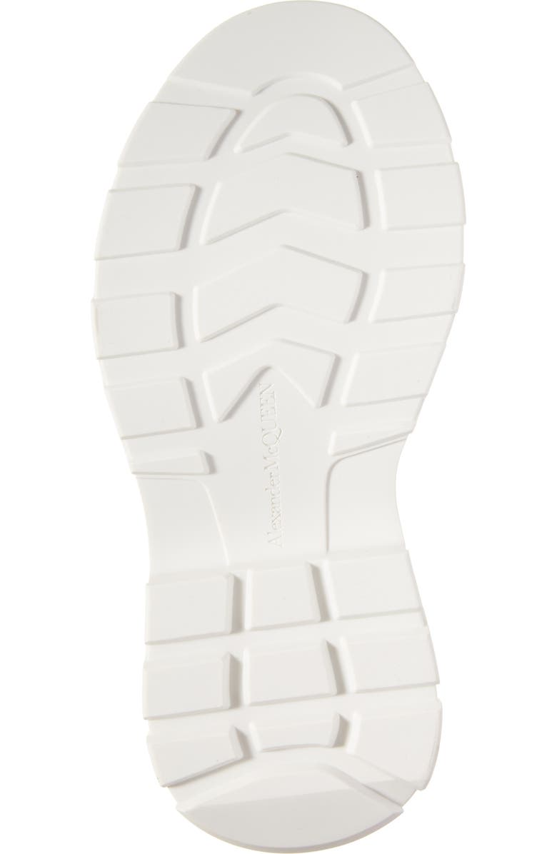 McQueen Tread Slick Woven Raffia High Top Sneaker, Alternate, color,