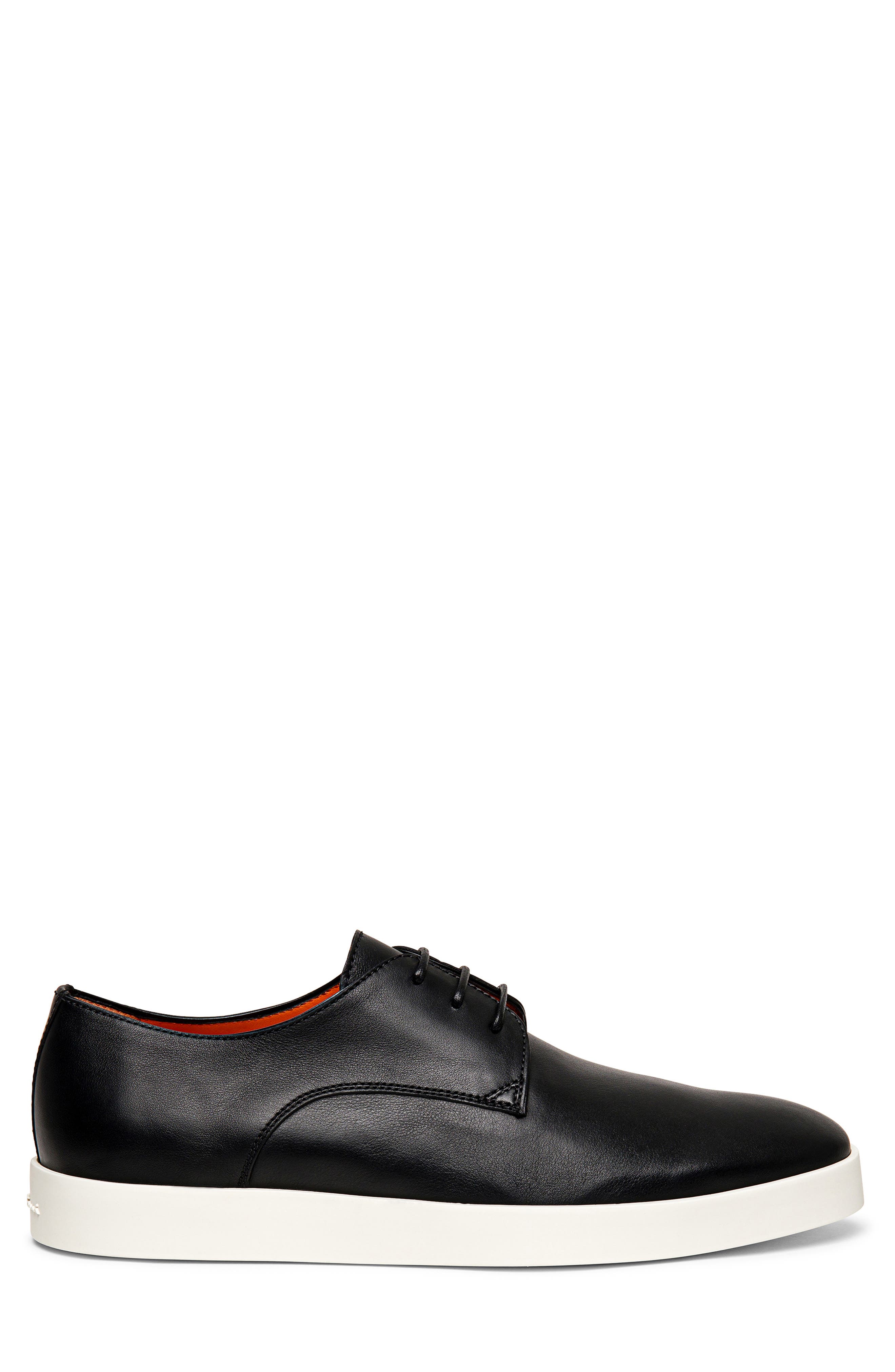 Santoni Dilate Derby Sneaker, Alternate, color, Black