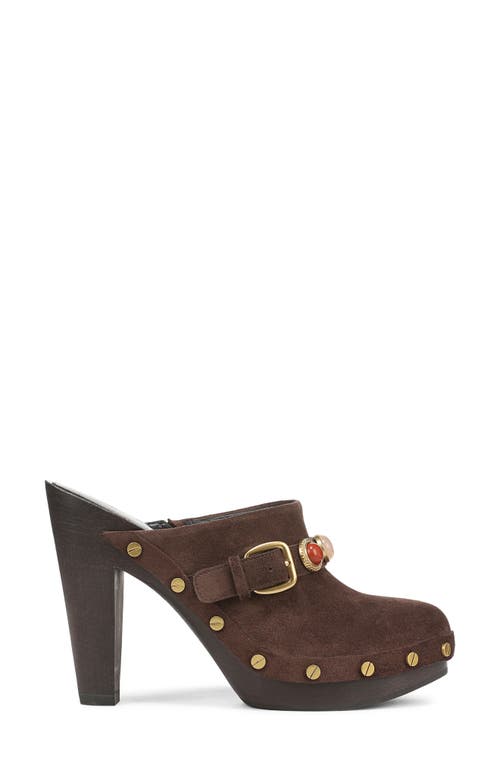 Veronica Beard Giana Charms Platform Clog In Brown