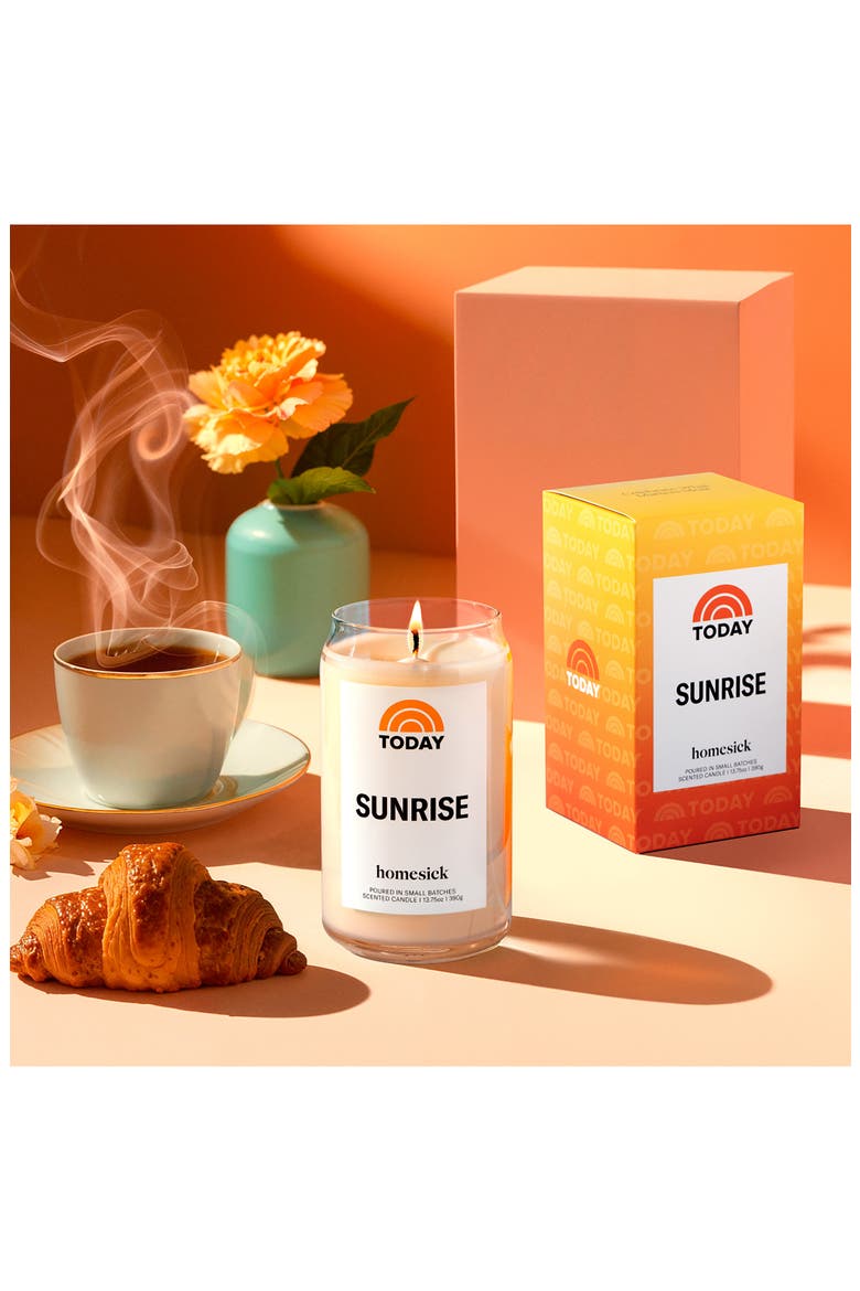 x TODAY Sunrise Candle, Alternate, color, MULTI