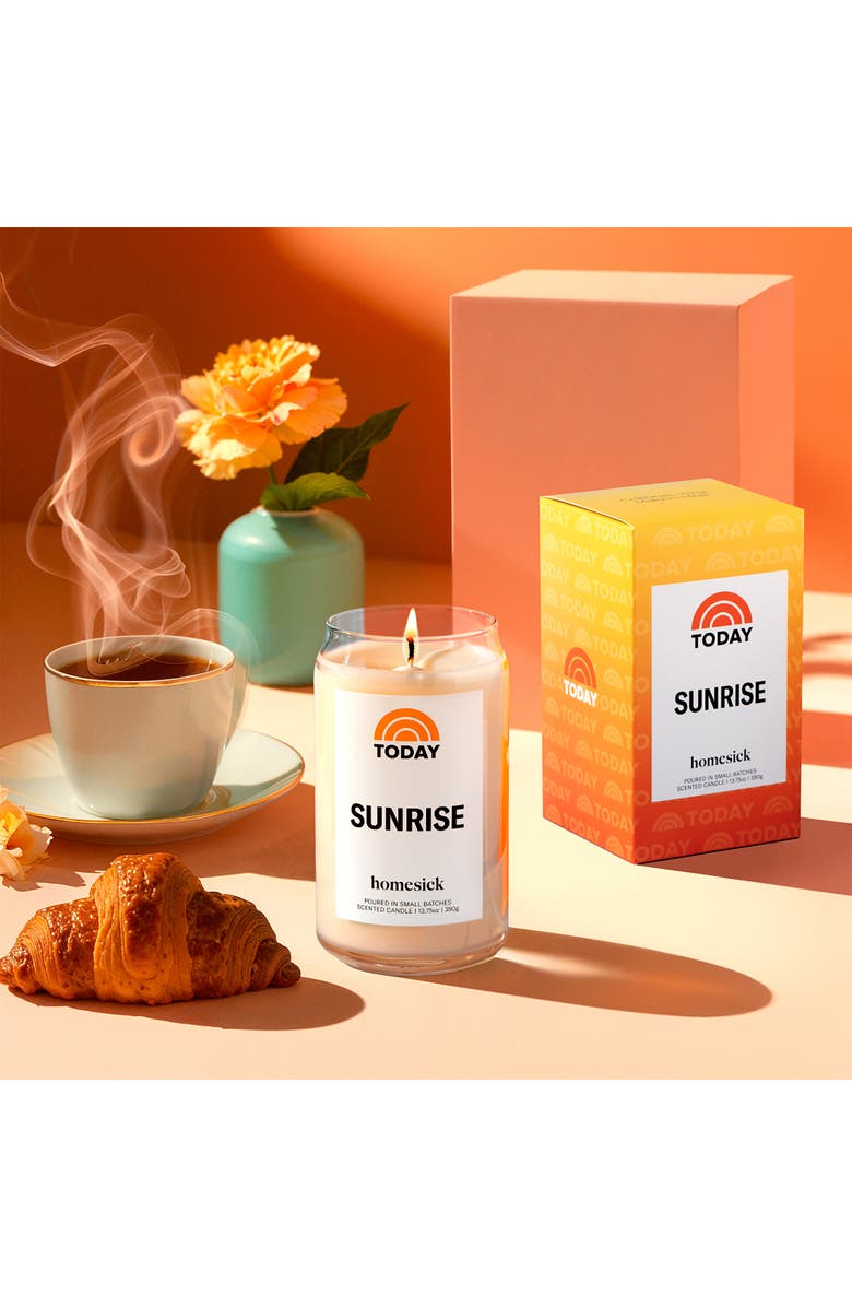homesick x TODAY Sunrise Candle, Alternate, color, 