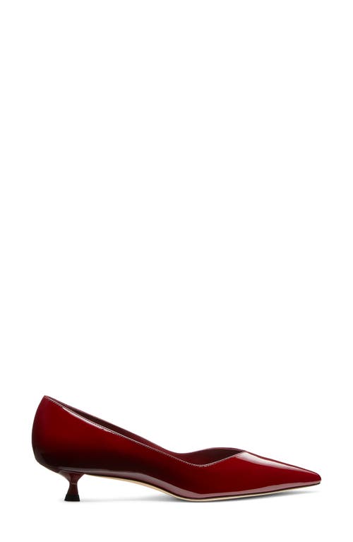 Stuart Weitzman Eva Patent Kitten-heel Pumps