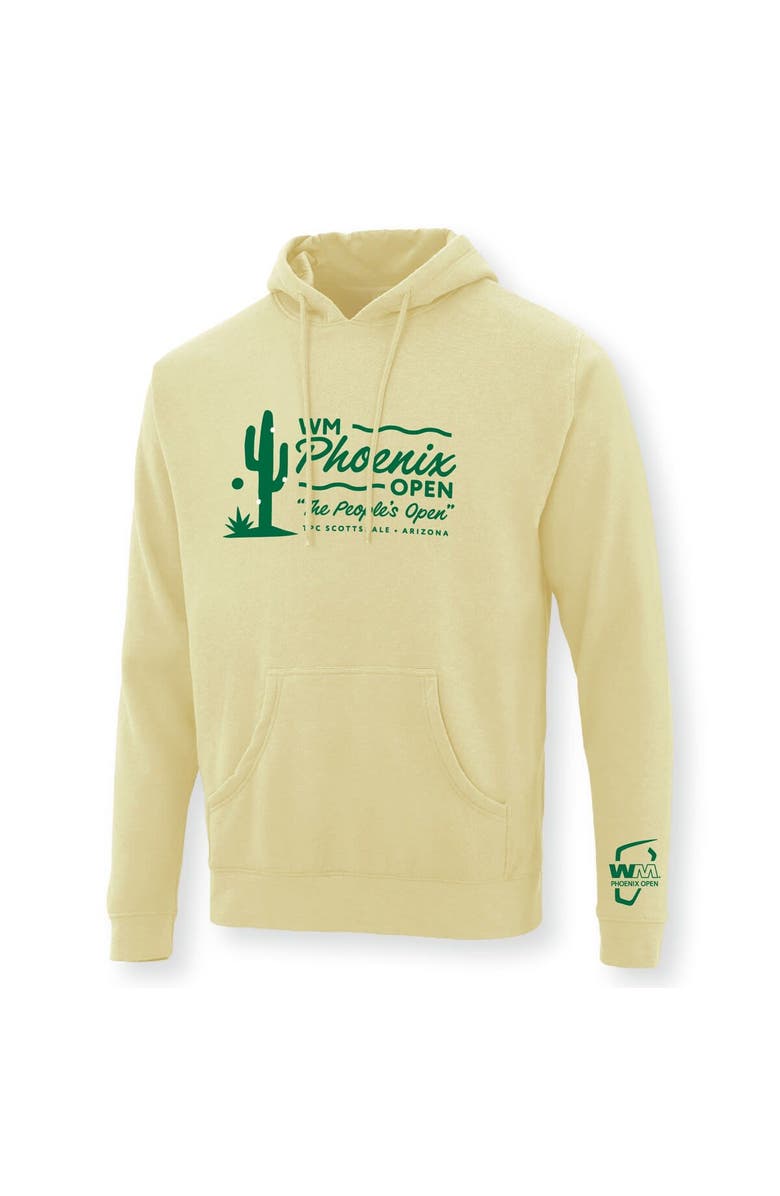 AHEAD Men's Ahead  Yellow 2024 WM Phoenix Open Seabrooke Pullover Hoodie, Alternate, color, 