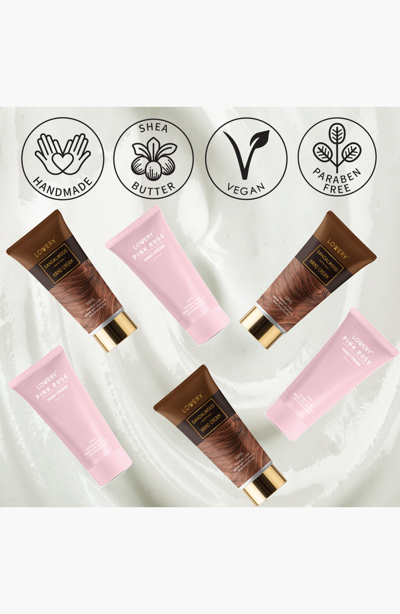 Lovery 10 Piece Holiday Hand Cream Stocking Stuffers, Alternate, color, NO COLOR