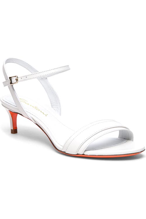 SANTONI MID-HEEL SANDAL