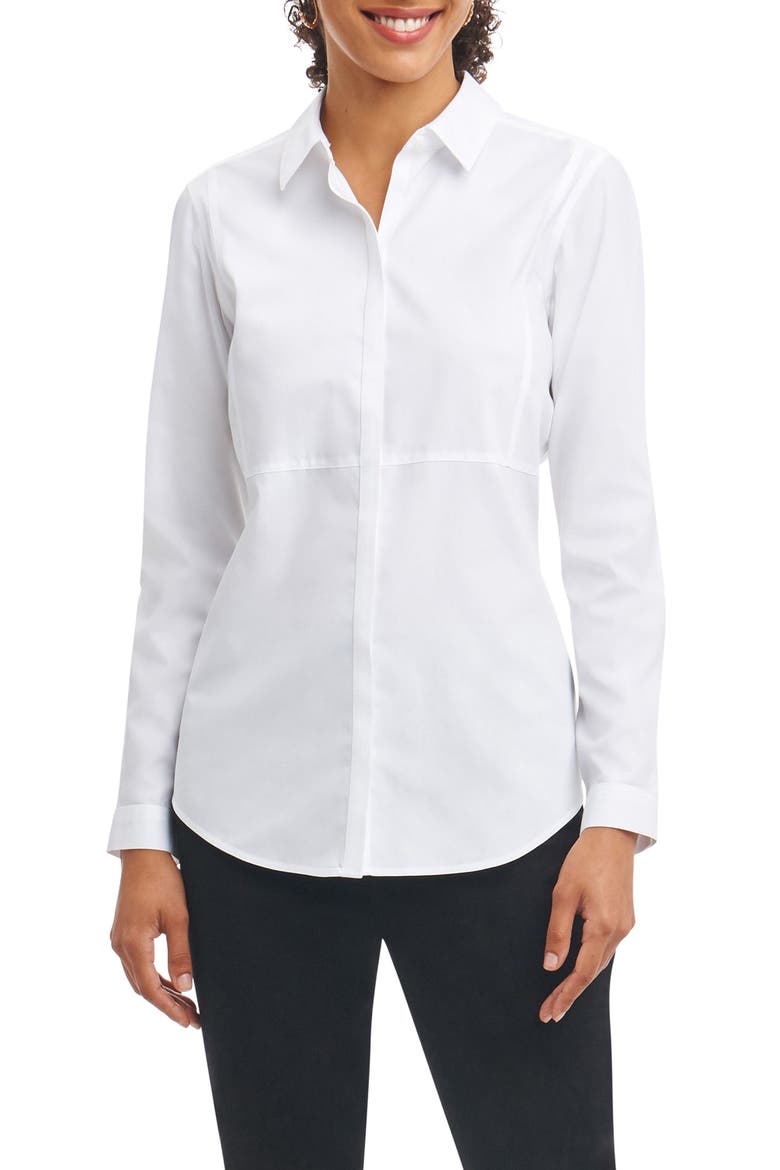 Non-Iron Shirt, Main, color, WHITE