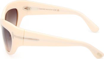 Brianna 55mm Gradient Cat Eye Sunglasses
