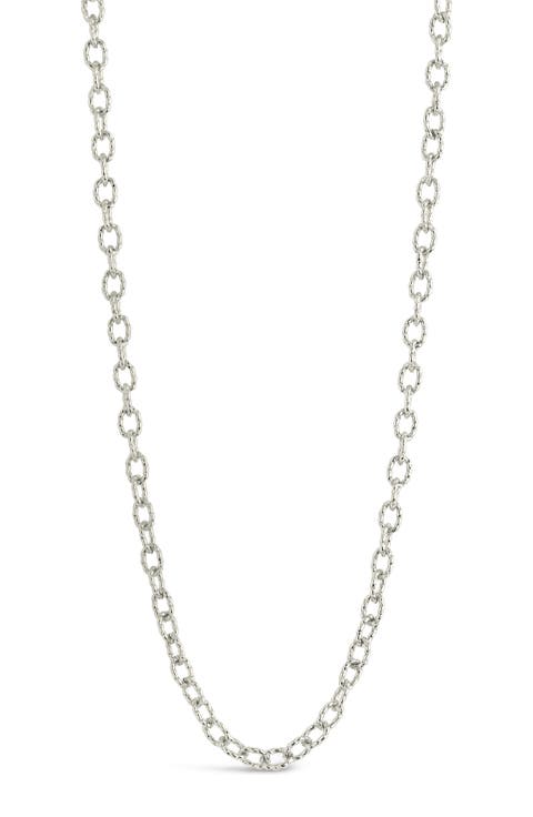 Scottie Textured Chain Toggle Necklace