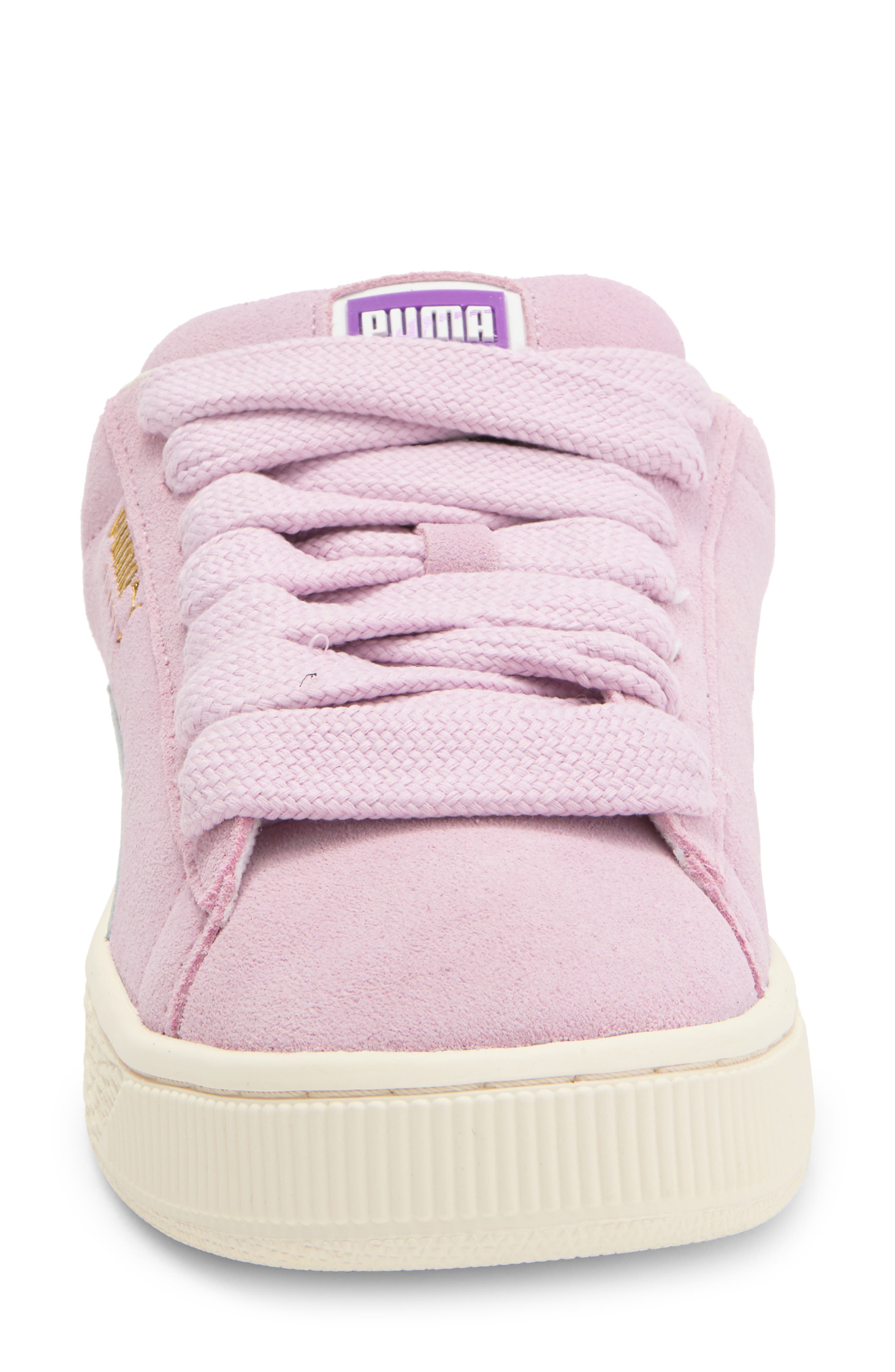PUMA Suede XL Sneaker, Alternate, color, Grape Mist-Warm White