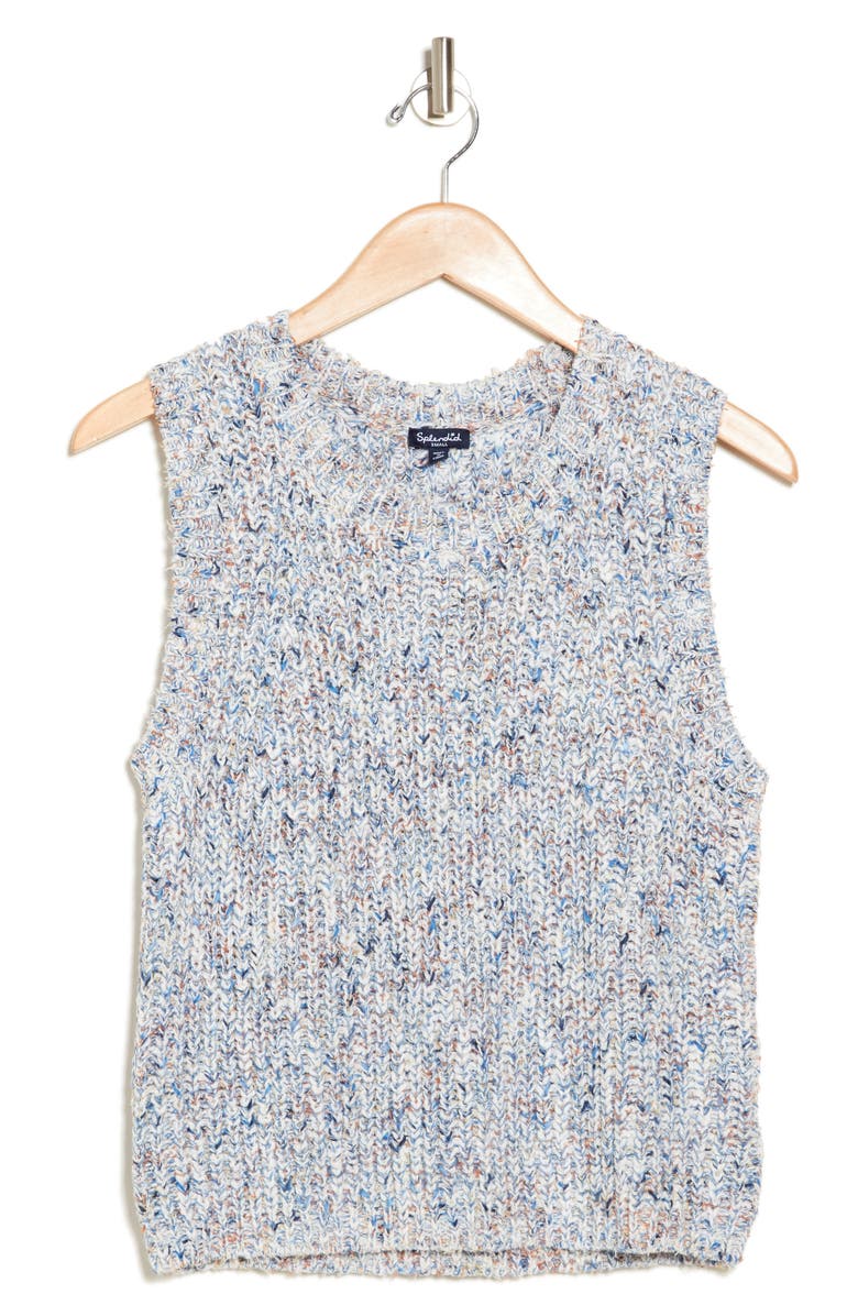 Splendid Elysees Sweater Tank, Alternate, color, Blue Marl