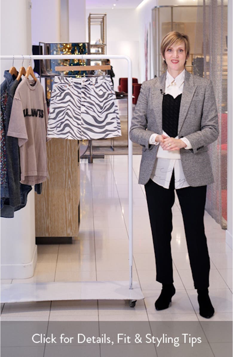 Stash Denim Miniskirt, sales video thumbnail