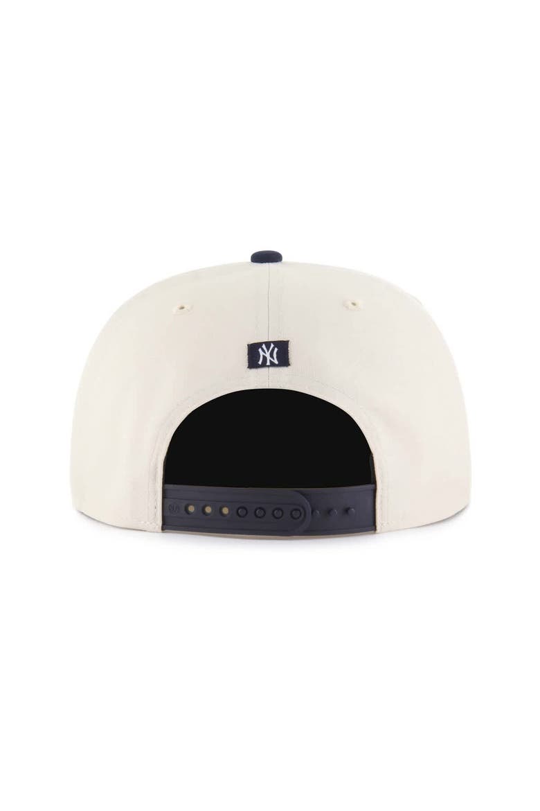 Men's '47  Natural New York Yankees Payson Captain Snapback Hat, Alternate, color, Natural