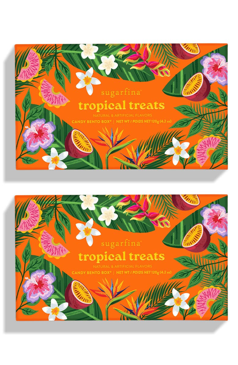 sugarfina Tropical Treats 2-Piece Bento Box, Alternate, color, 