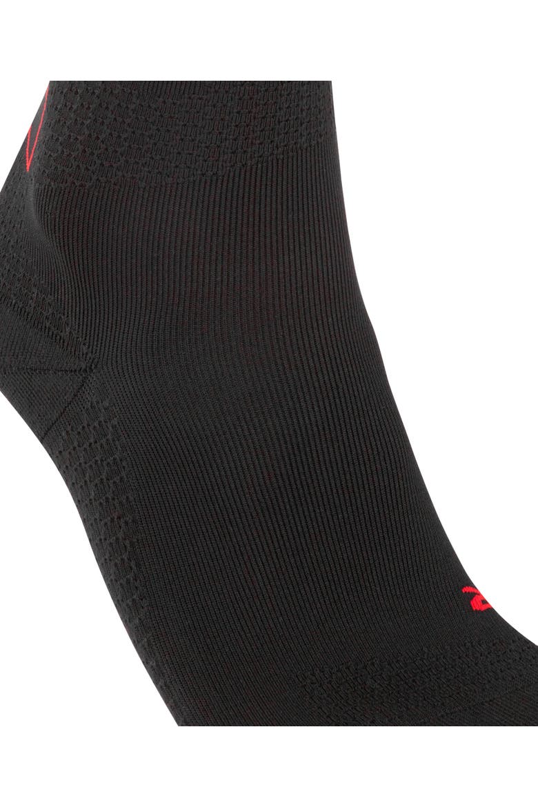 Impulse Knee High Running Socks, Alternate, color, Black