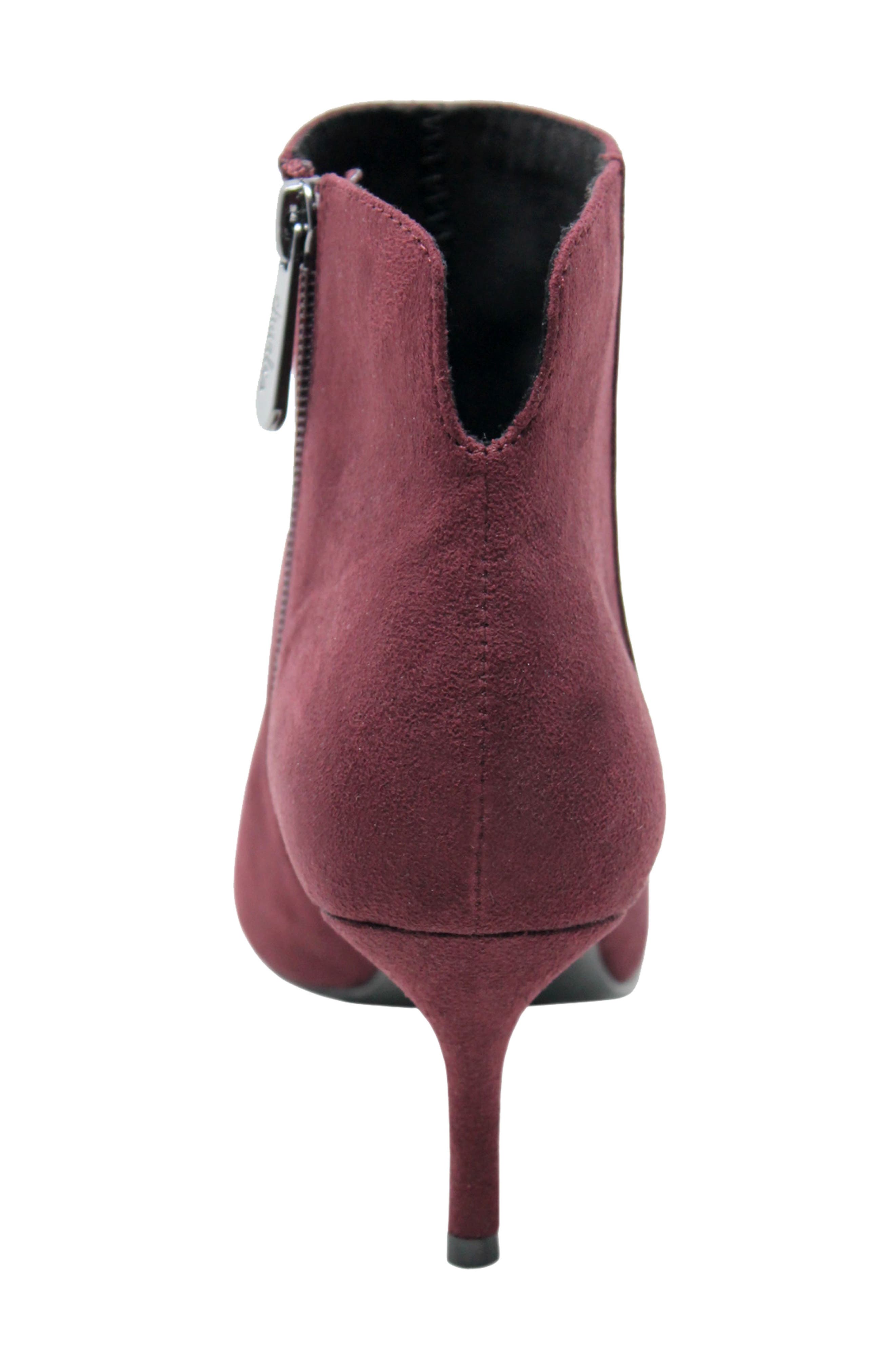 Accurate Bootie, Alternate, color, BURGUNDY SUEDE