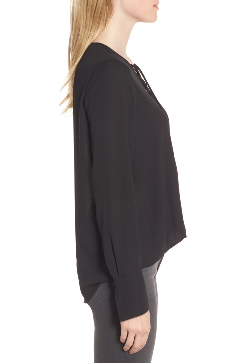 Trouvé Lace-Up Top, Alternate, color, 