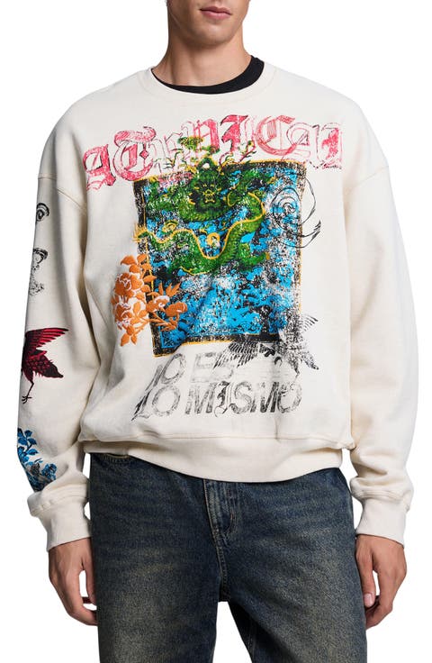 Graphic Cotton Sweatshirt