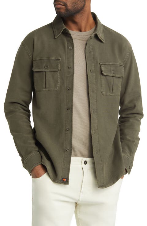 Tailored Terry Shirt Jacket